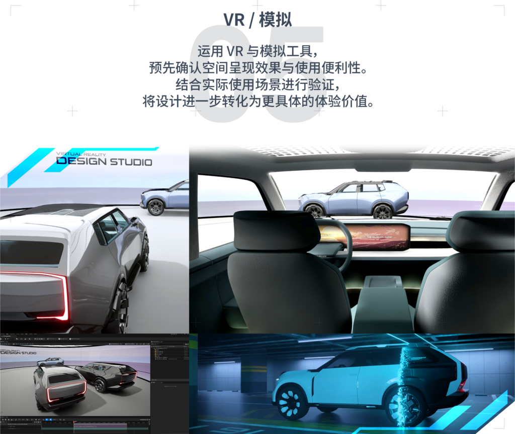 VR / Simulation
介绍通过 VR 与模拟进行设计验证的图形